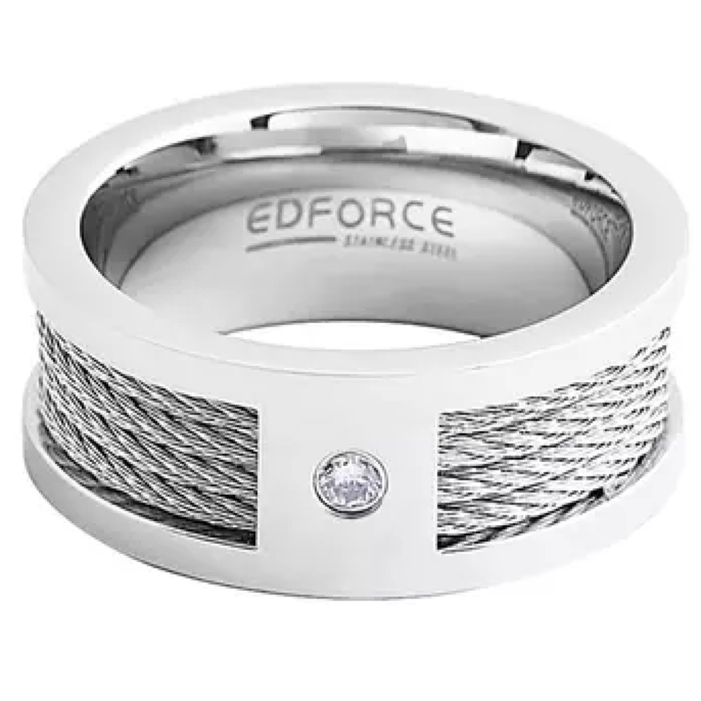 Stainless Steel Men's Band Sz 9